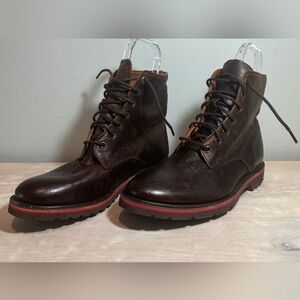 Walk Over Kelso Leather Boots in "Oak Potomac" Leather. Size 10M    NWT